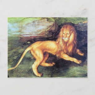 Albrecht Durer - Lion Postcard