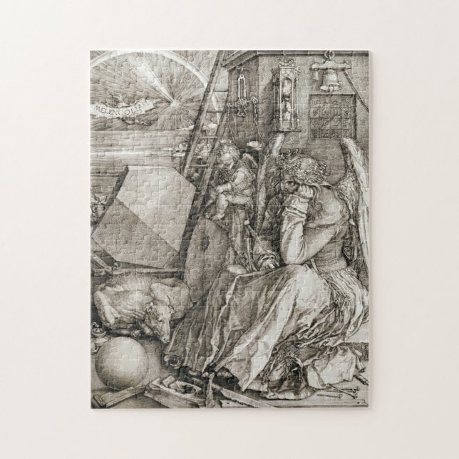 Albrecht Durer - Melancholia Jigsaw Puzzle (Vertical)