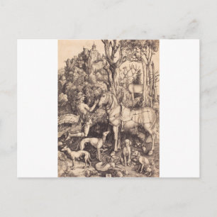 Albrecht Durer - Saint Eustace Postcard