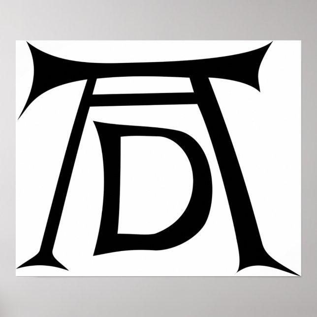 Albrecht Durer Signature Monogram Poster (Front)