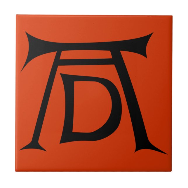 Albrecht Durer Signature Monogram Tile (Front)
