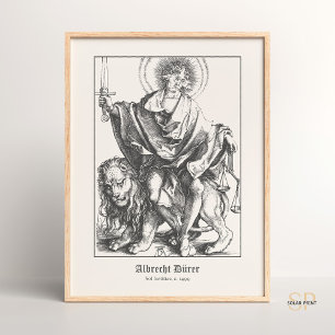 Albrecht Durer Sol Justitiae Art Engraving Renaiss Poster