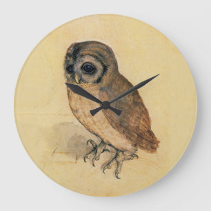 Albrecht Durer The Little Owl Large Clock