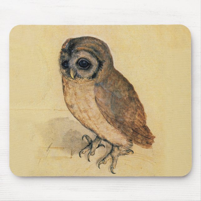 Albrecht Durer The Little Owl Mouse Pad (Front)