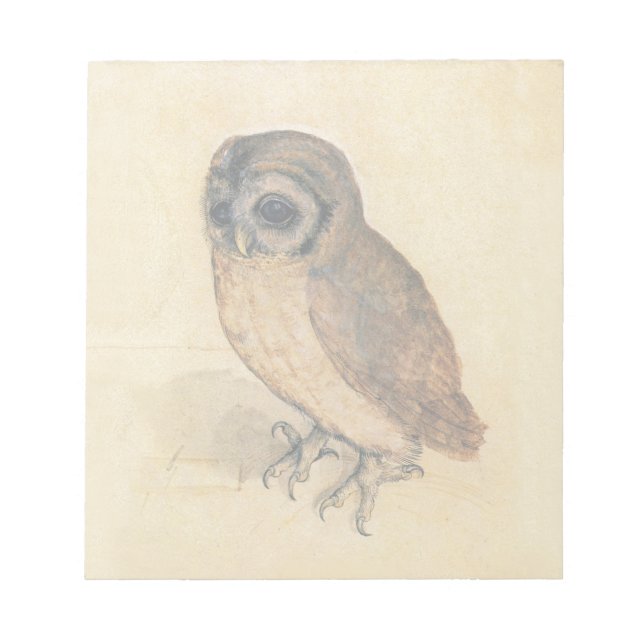 Albrecht Durer The Little Owl Notepad (Front)