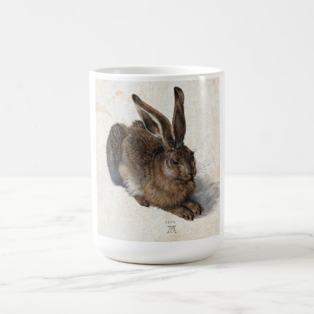 Albrecht Dürer, Young Hare, 1502 Coffee Mug (Center)