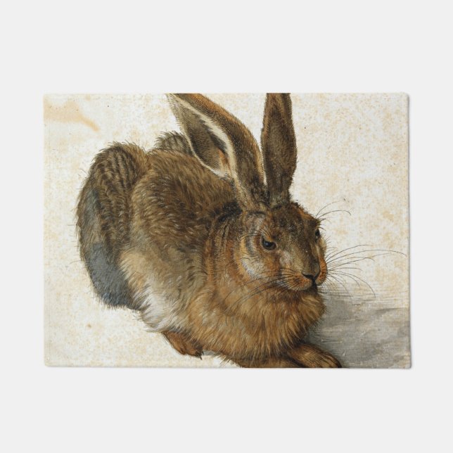 ALBRECHT DÜRER - Young hare 1502 Doormat (Front)