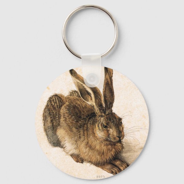 Albrecht Durer Young Hare Key Chain (Front)