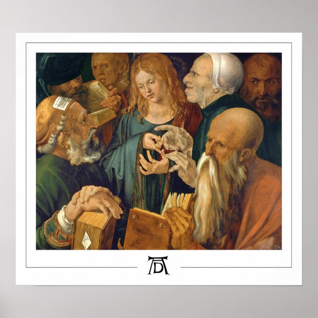 Albrecht Dürer Zedign Art Poster #5 (Front)