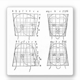 Albrecht Dürer's study of human proportions