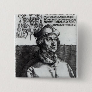 Albrecht of Brandenburg, 1519 15 Cm Square Badge