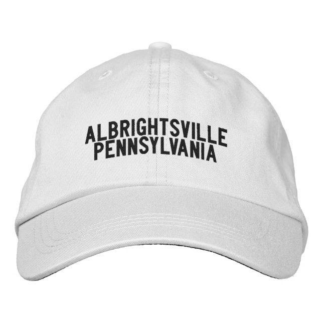 ALBRIGHTSVILLE Pennsylvania Hat (Front)