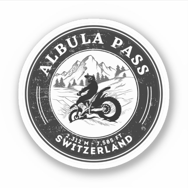 Albula pass swiss–alps motorcycle tour (Front)