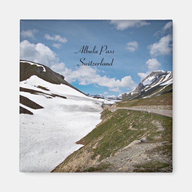 Albula Pass, Switzerland Magnet (Front)