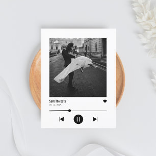 Album Cover Viral Music Save the Date  Announcement Postcard