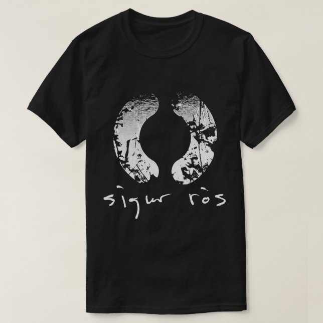 ALBUM LOGO Sigur Ros Sticker T-Shirt (Design Front)