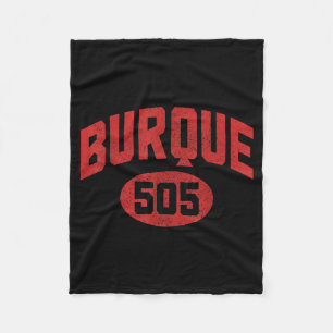Albuquerque 505 Area Code Proud Funny Vintage New Fleece Blanket
