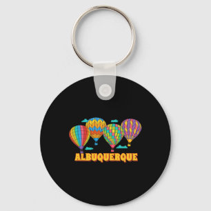 Albuquerque Balloon Festival New Mexico Fiesta Key Ring