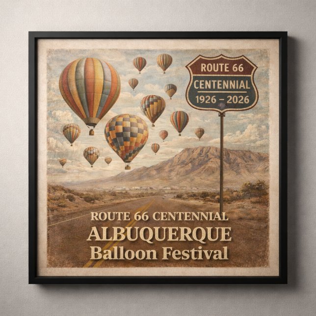 Albuquerque Balloon Festival Route 66 Poster (Creator Uploaded)