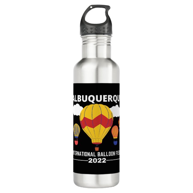 Albuquerque Balloon Fiesta 2022 710 Ml Water Bottle (Front)