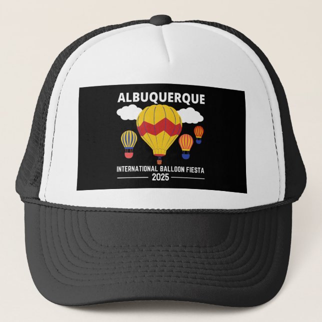Albuquerque Balloon Fiesta 2025  Trucker Hat (Front)