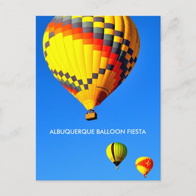 ALBUQUERQUE BALLOON FIESTA POSTCARD (Front)