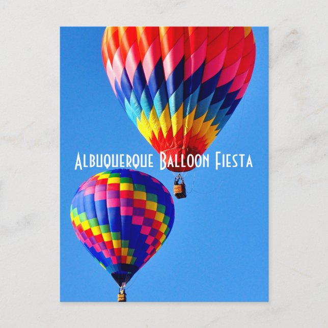 ALBUQUERQUE BALLOON FIESTA POSTCARD (Front)