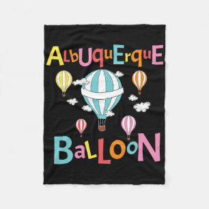 Albuquerque Balloon New Mexico Hot Air Balloon Fleece Blanket