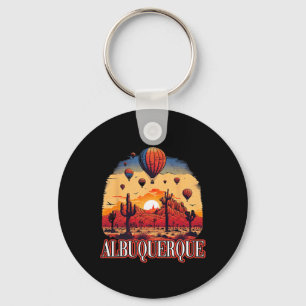 Albuquerque Balloon New Mexico Hot Air Balloon  Key Ring