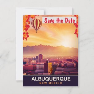 Albuquerque Balloon Sky wedding Invitation