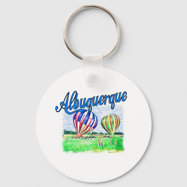 Albuquerque Balloons Key Ring (Front)