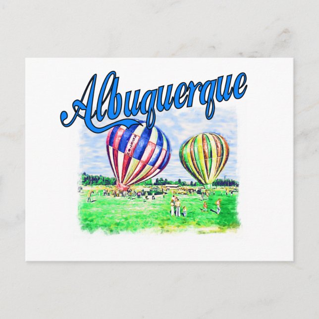 Albuquerque Balloons Postcard (Front)