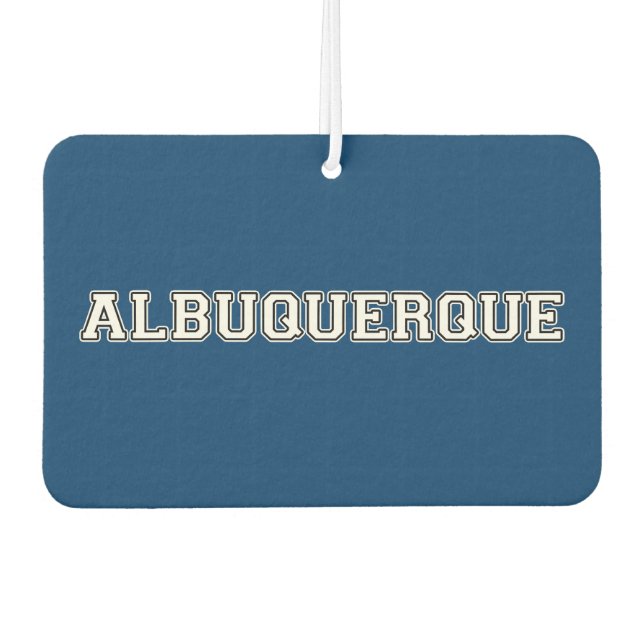 Albuquerque Car Air Freshener (Front)