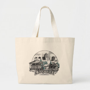 Albuquerque City New Mexico USA Large Tote Bag