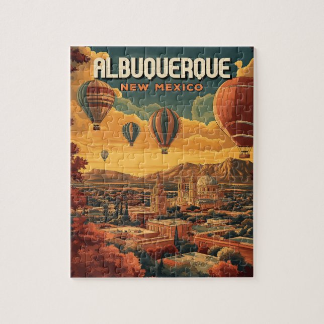 Albuquerque Hot Air Balloon Sunrise  Jigsaw Puzzle (Vertical)