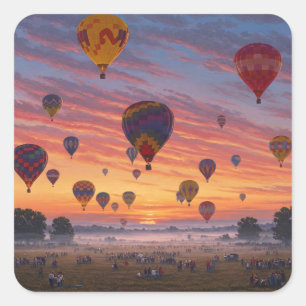 Albuquerque International Balloon Fiesta Square Sticker