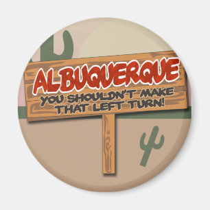 Albuquerque Left Magnet