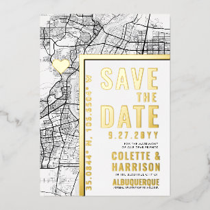 Albuquerque Love Locator   Wedding Save the Date