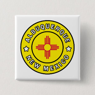Albuquerque New Mexico 15 Cm Square Badge
