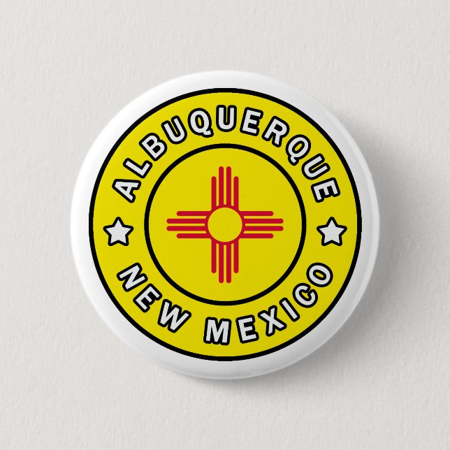 Albuquerque New Mexico 6 Cm Round Badge (Front)