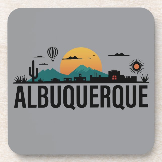 Albuquerque New Mexico Coaster (Front)