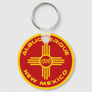 Albuquerque New Mexico Key Ring
