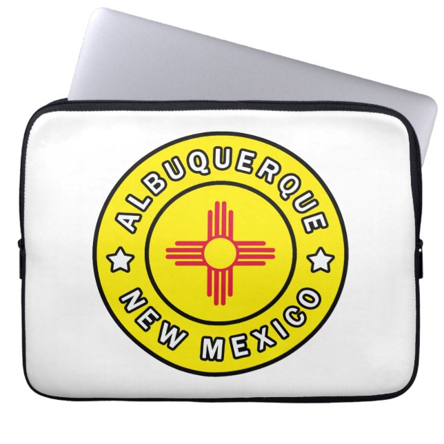 Albuquerque New Mexico Laptop Sleeve (Front)