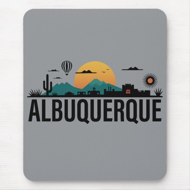 Albuquerque New Mexico Mouse Pad (Front)