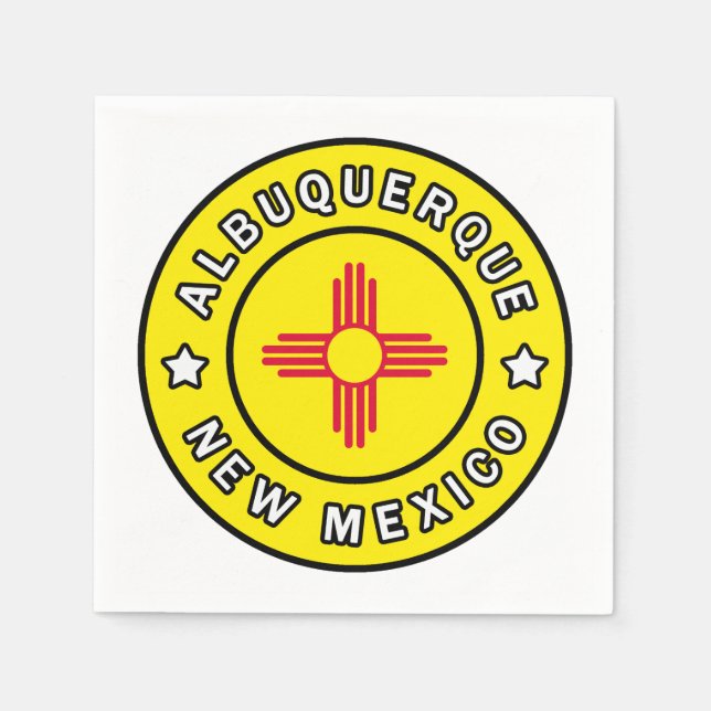Albuquerque New Mexico Napkin (Front)