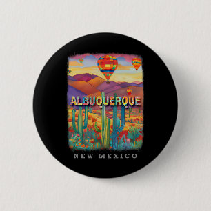 Albuquerque New Mexico Nm Desert Oasis Sd316 6 Cm Round Badge
