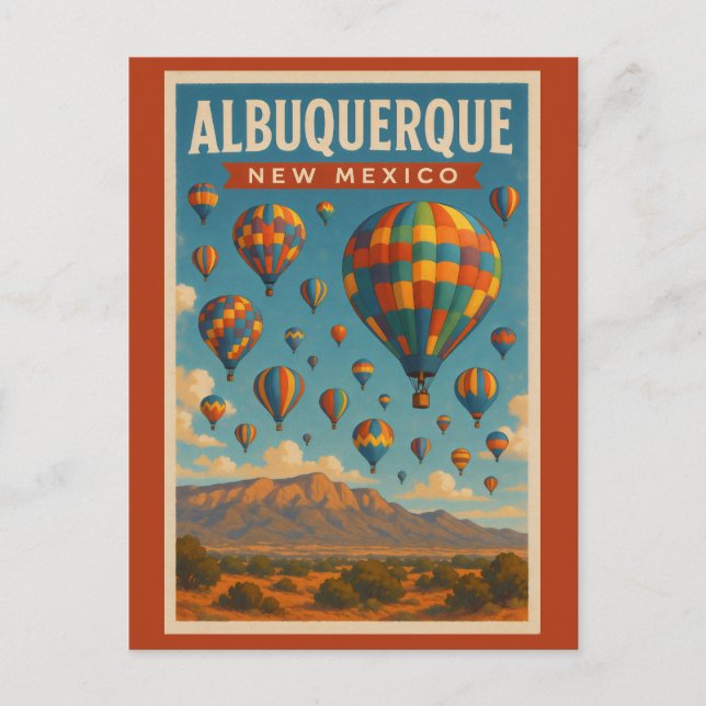 Albuquerque New Mexico Postcard (Front)