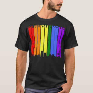 Albuquerque New Mexico Rainbow LGBT Gay Pride  T-Shirt