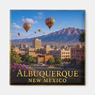 Albuquerque New Mexico Rio Grande & High Desert 🗺 Magnet