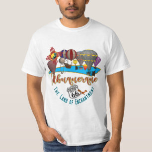Albuquerque New Mexico Route 66 Hot Air Balloon So T-Shirt